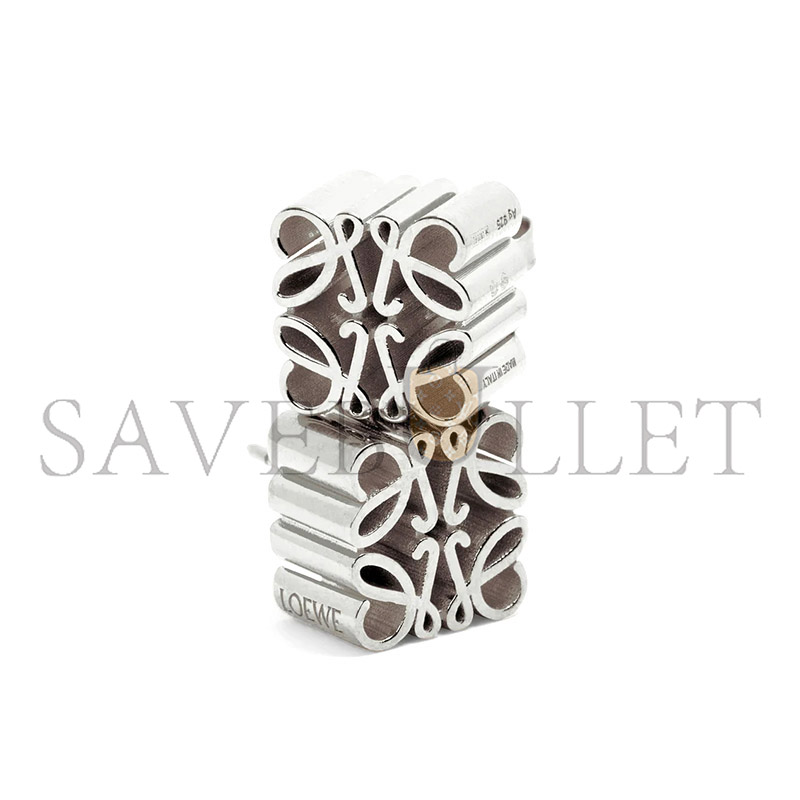LOEWE ANAGRAM STUD EARRINGS IN STERLING SILVER J821239X06-1160